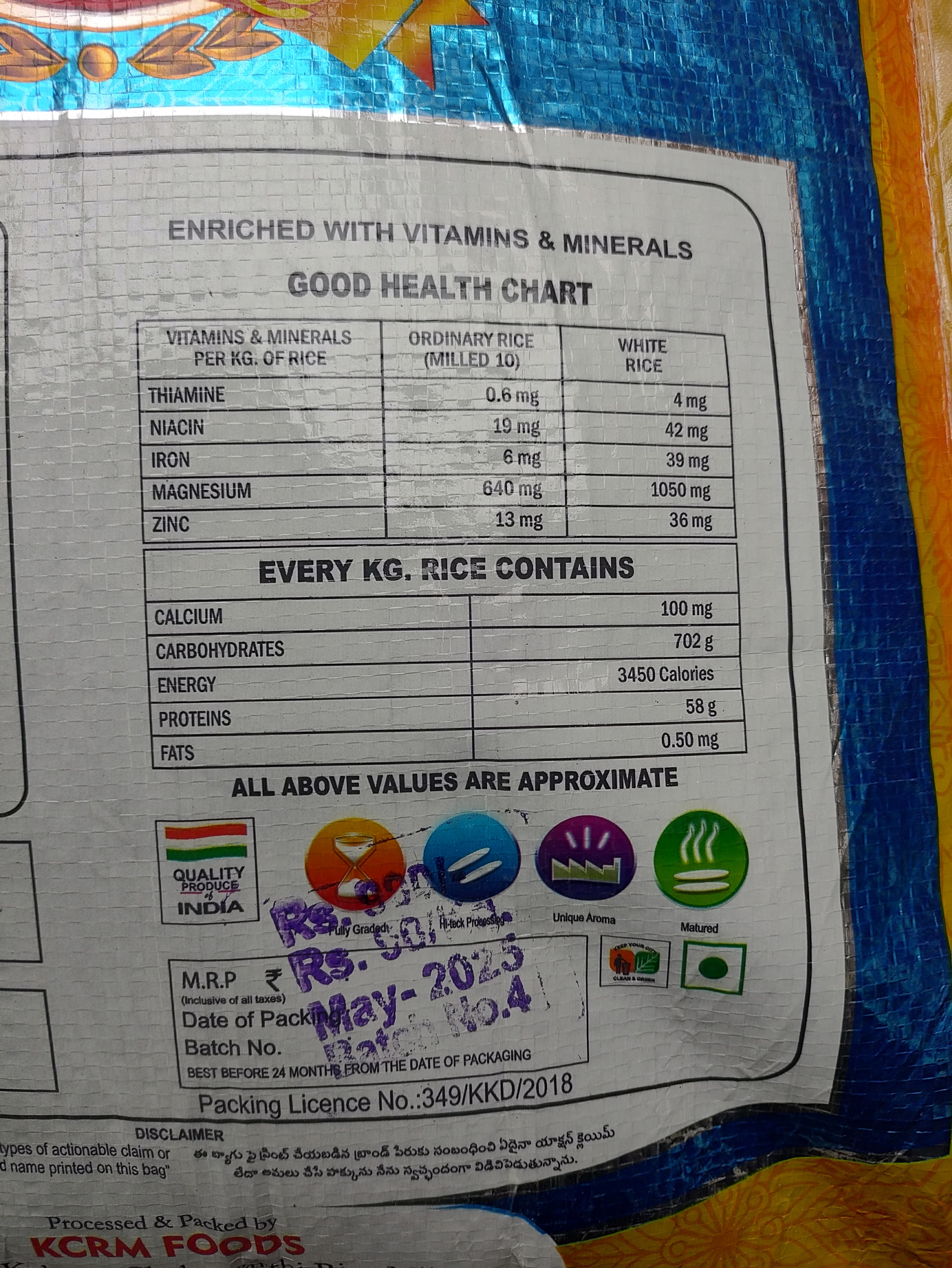 KCRM BPT 10KG Bag